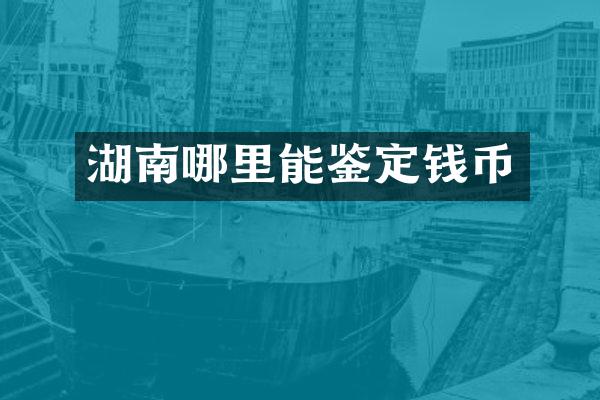 湖南哪里能鉴定钱币