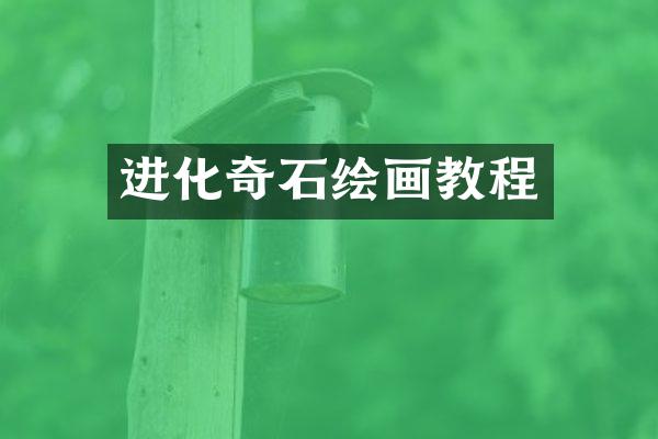 进化奇石绘画教程