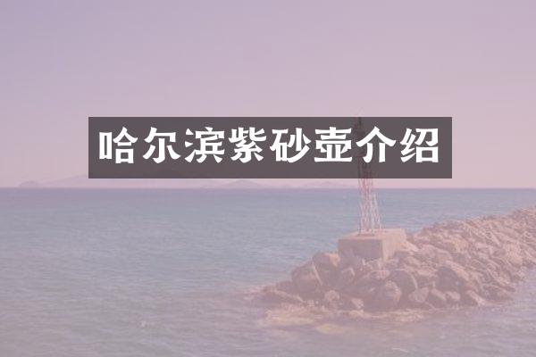 哈尔滨紫砂壶介绍