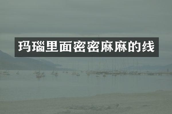 玛瑙里面密密麻麻的线