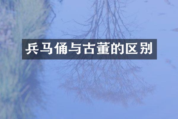 兵马俑与古董的区别