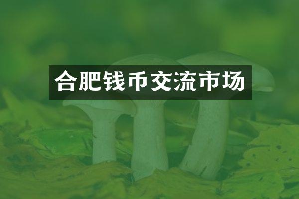 合肥钱币交流市场