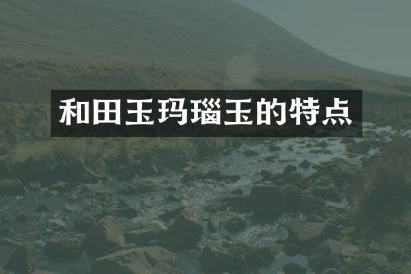 和田玉玛瑙玉的特点