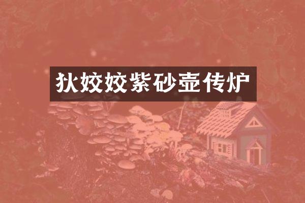 狄姣姣紫砂壶传炉