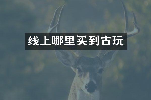 线上哪里买到古玩