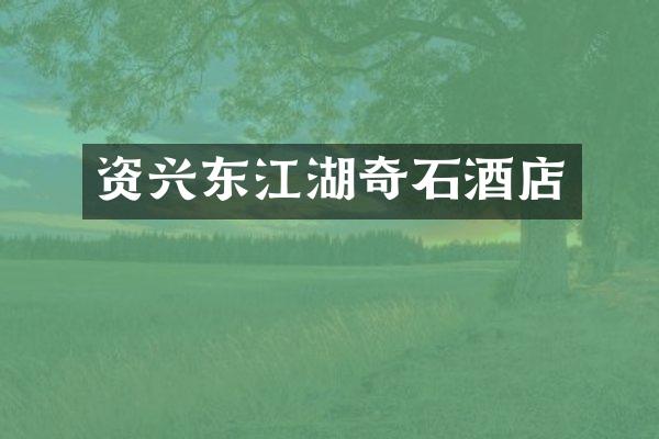 资兴东江湖奇石酒店