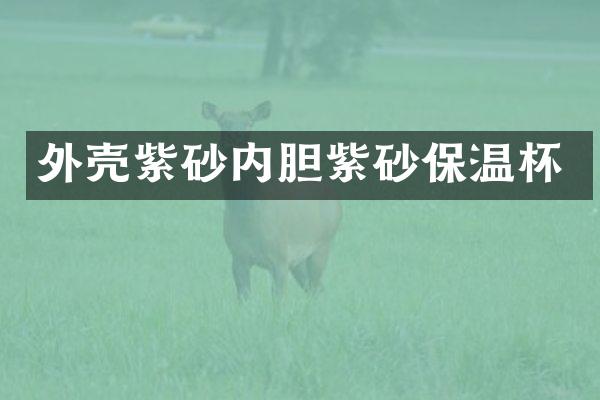 外壳紫砂内胆紫砂保温杯