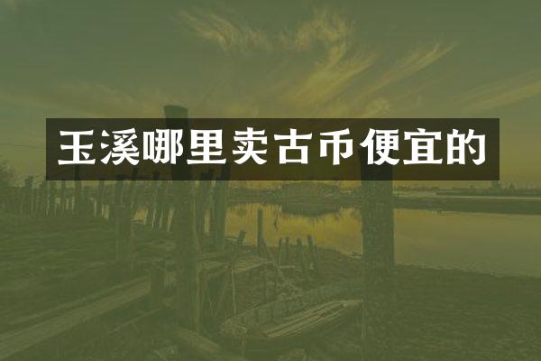 玉溪哪里卖古币便宜的