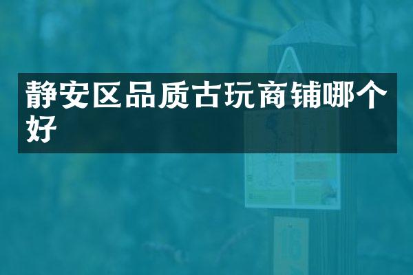 静安区品质古玩商铺哪个好