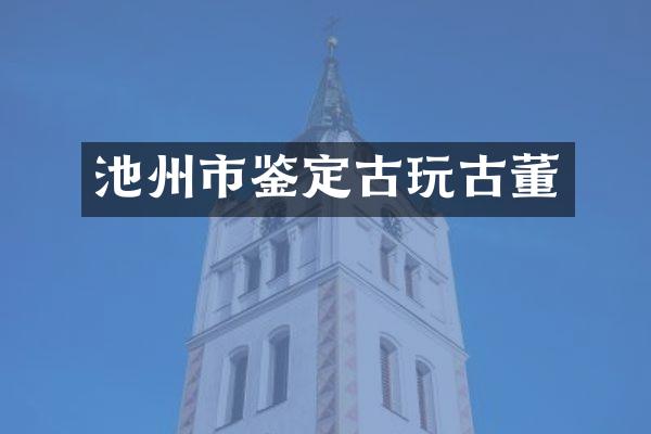 池州市鉴定古玩古董