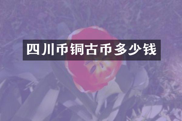四川币铜古币多少钱
