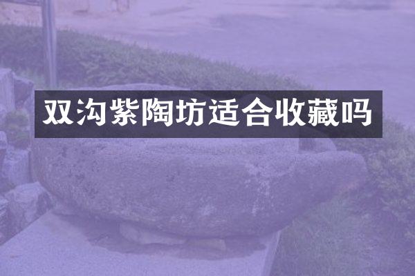 双沟紫陶坊适合收藏吗