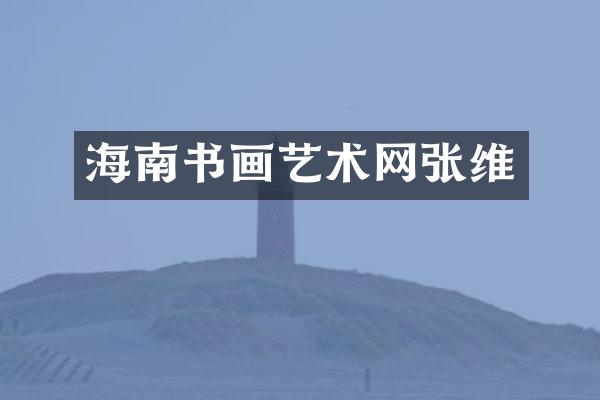 海南书画艺术网张维