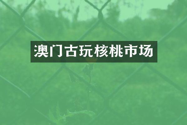 澳门古玩核桃市场