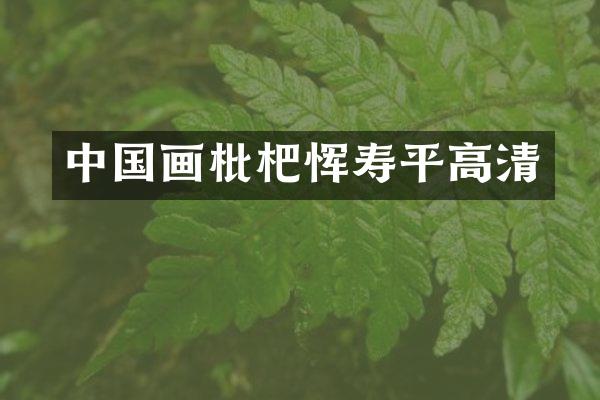 中国画枇杷恽寿平高清