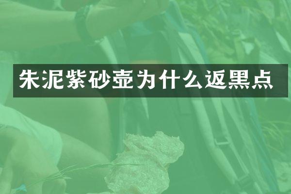 朱泥紫砂壶为什么返黑点