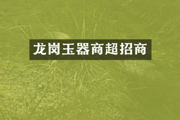 龙岗玉器商超招商