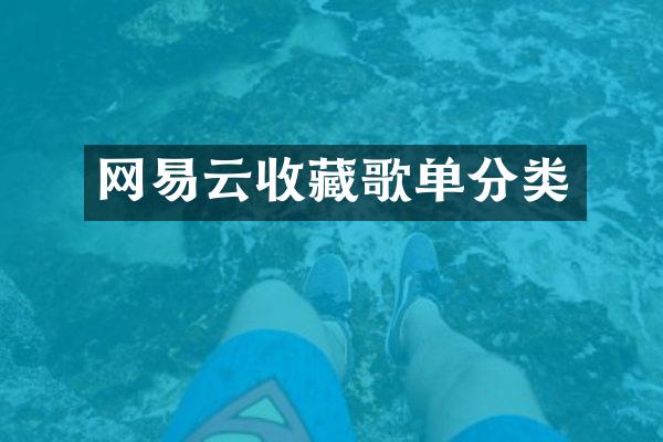 网易云收藏歌单分类