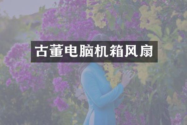 古董电脑机箱风扇