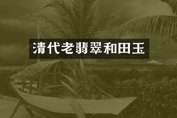 清代老翡翠和田玉