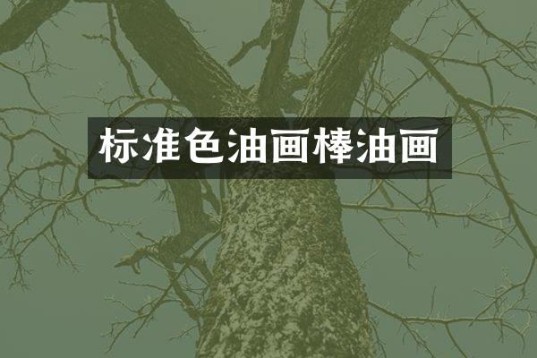 标准色油画棒油画