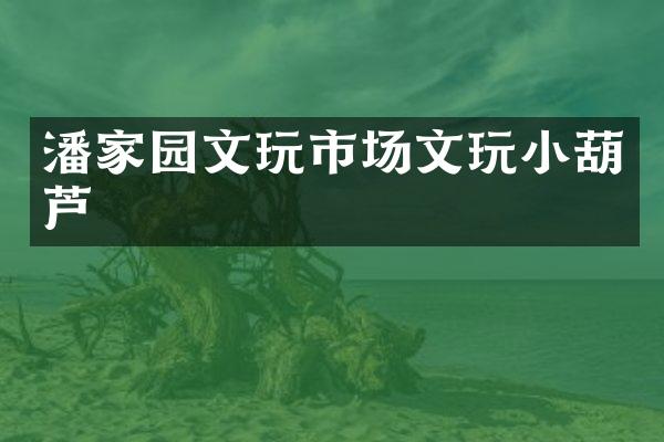 潘家园文玩市场文玩小葫芦