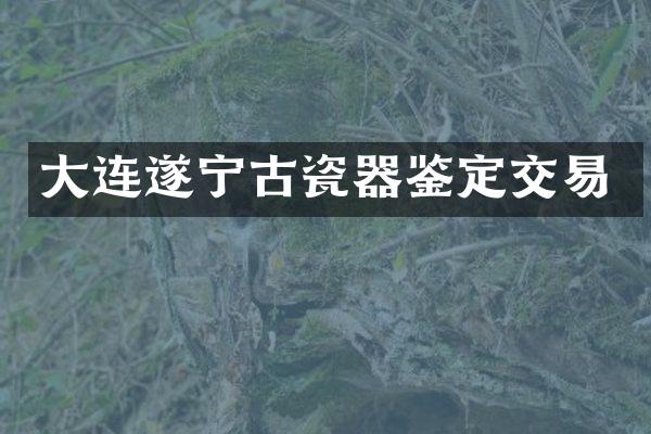 大连遂宁古瓷器鉴定交易
