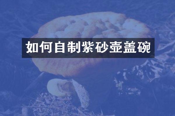如何自制紫砂壶盖碗