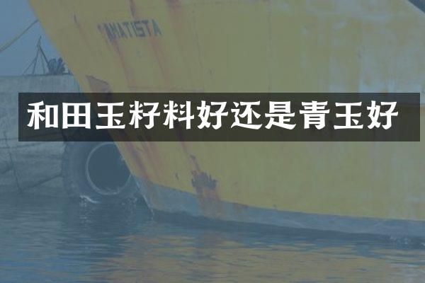 和田玉籽料好还是青玉好