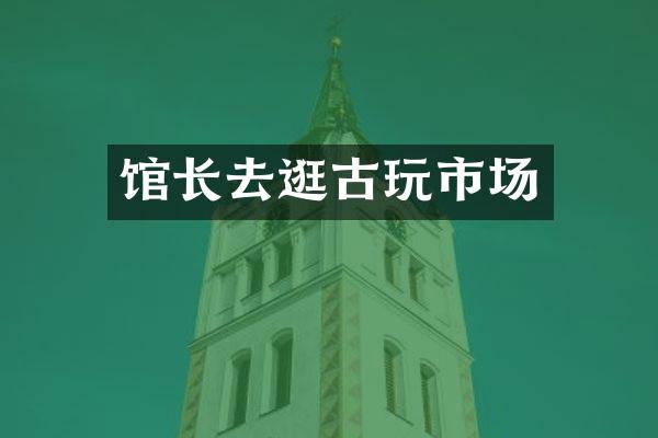 馆长去逛古玩市场