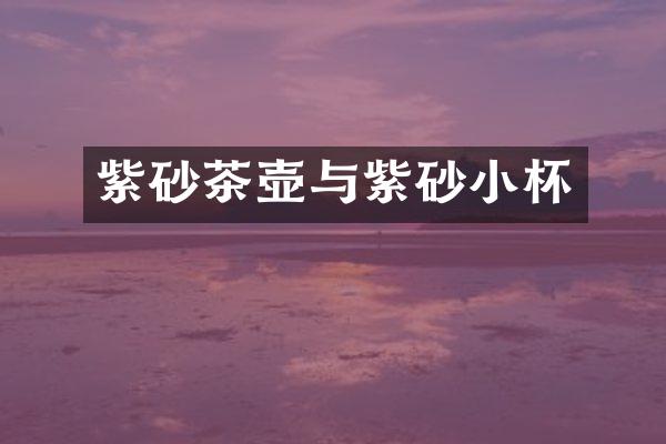 紫砂茶壶与紫砂小杯