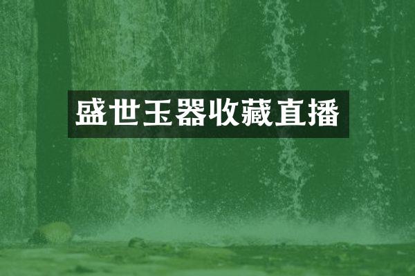 盛世玉器收藏直播