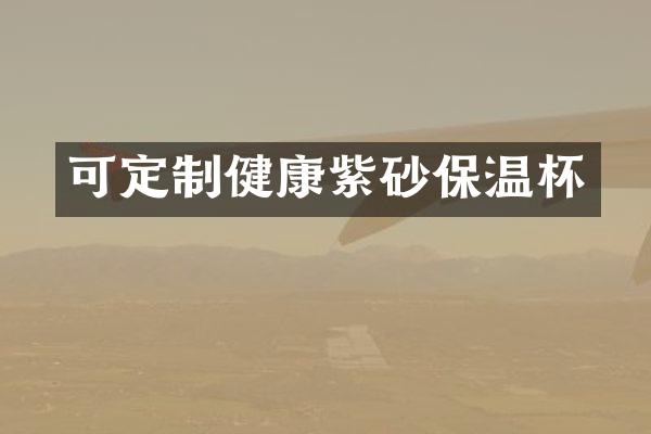 可定制健康紫砂保温杯