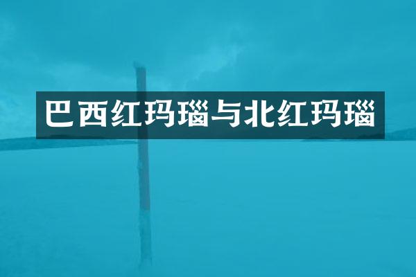 巴西红玛瑙与北红玛瑙