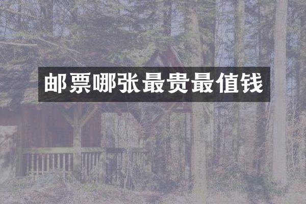 邮票哪张最贵最值钱