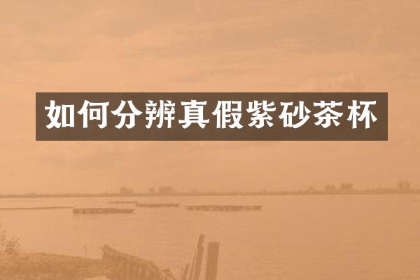 如何分辨真假紫砂茶杯