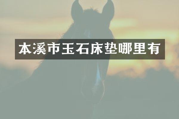 本溪市玉石床垫哪里有