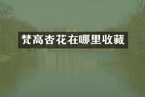 梵高杏花在哪里收藏