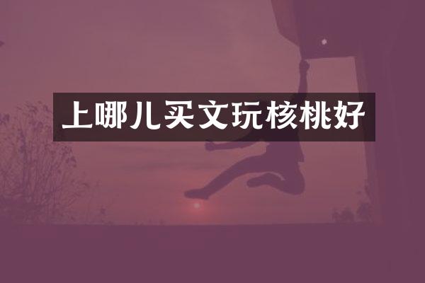 上哪儿买文玩核桃好