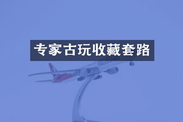 专家古玩收藏套路