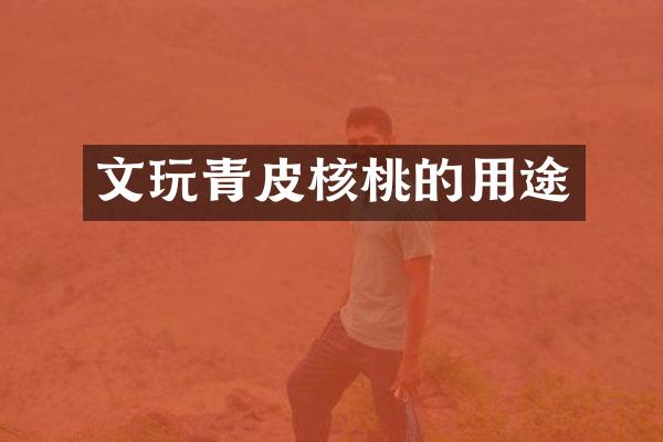 文玩青皮核桃的用途