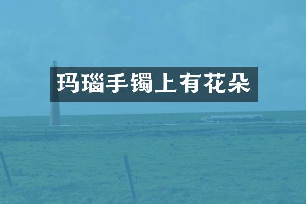 玛瑙手镯上有花朵