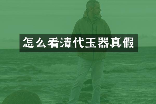 怎么看清代玉器真假