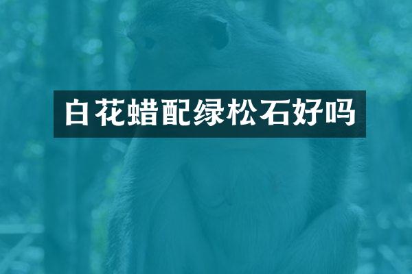 白花蜡配绿松石好吗