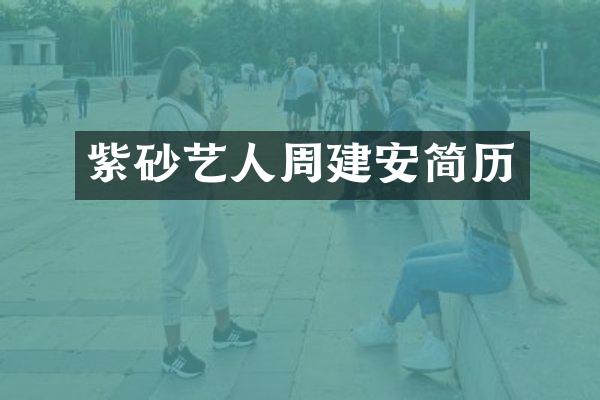 紫砂艺人周建安简历