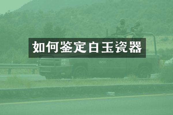 如何鉴定白玉瓷器