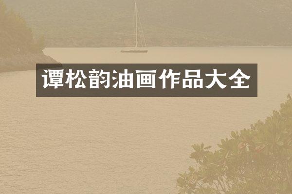 谭松韵油画作品大全