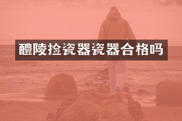 醴陵捡瓷器瓷器合格吗
