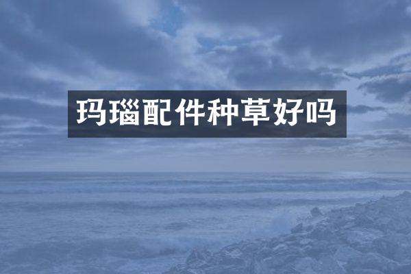 玛瑙配件种草好吗