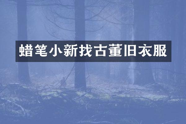 蜡笔小新找古董旧衣服